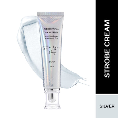 Faces Canada Strobe Cream,  - Primer + Highlighter + Moisturizer With Hyaluronic Acid