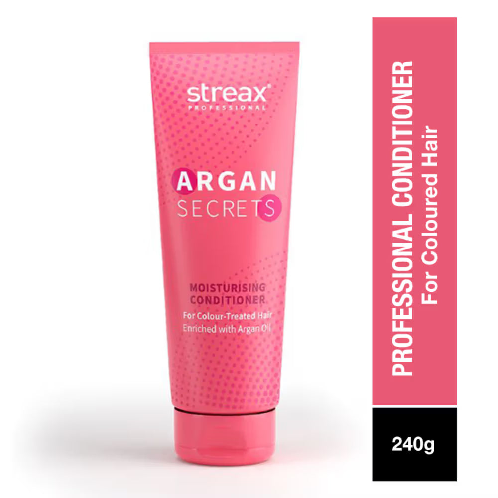 Streax Professional Argan Secrets Moisturising Conditoner For Colour - Treated Hair Enriched With Argan Oil