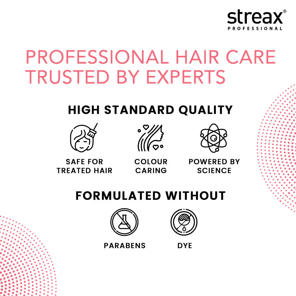 Streax Professional Argan Secrets Moisturising Conditoner For Colour - Treated Hair Enriched With Argan Oil