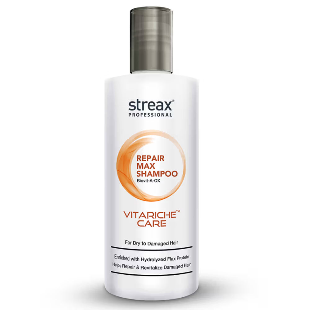 Streax Professional Vitariche Care Repair Max Shampoo For Dry, Damaged Hair