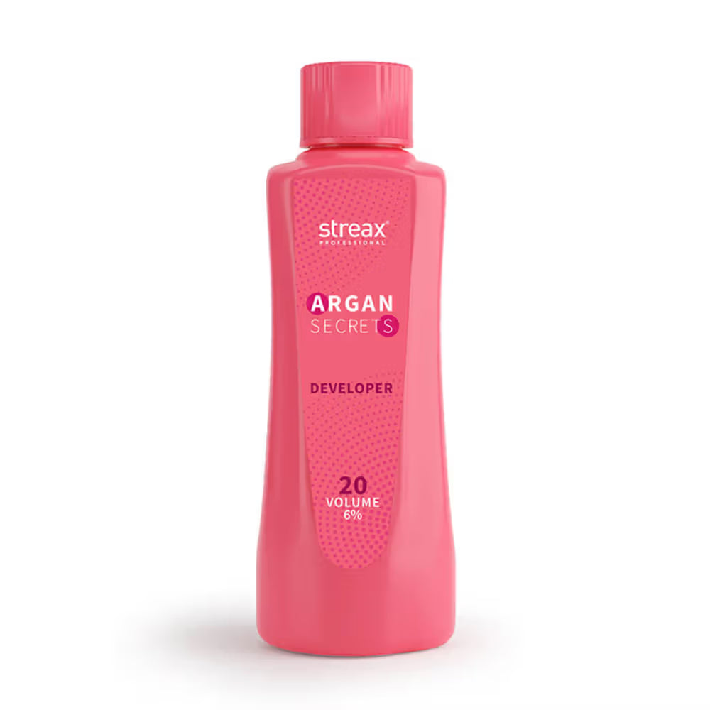 Streax Professional Developer 20 Volume 6% For Hair Color With Argan Secrets Colourant