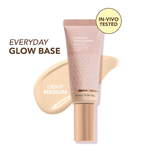 Kay Beauty Hydra Glow Tinted Sunscreen SPF 40 PA++ with Hyaluronic Acid & Vitamin C