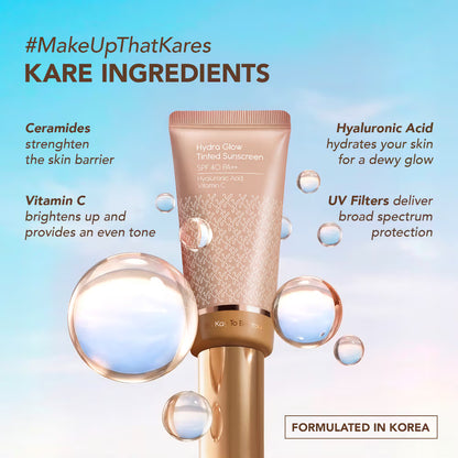 Kay Beauty Hydra Glow Tinted Sunscreen SPF 40 PA++ with Hyaluronic Acid & Vitamin C