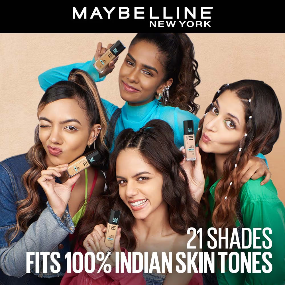 Maybelline New York Fit Me Matte+Poreless 16H Oil Control Foundation With SPF 22 PA++