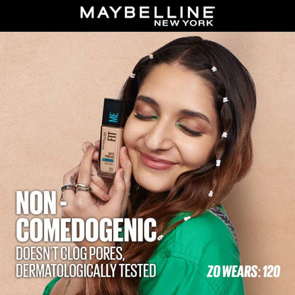 Maybelline New York Fit Me Matte+Poreless 16H Oil Control Foundation With SPF 22 PA++