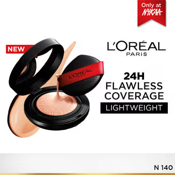 L'Oreal Paris Infallible Cushion Foundation, 24H Flawless Coverage, No Oxidation