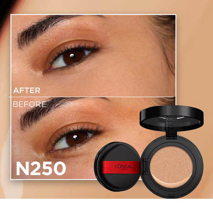 L'Oreal Paris Infallible Cushion Foundation, 24H Flawless Coverage, No Oxidation