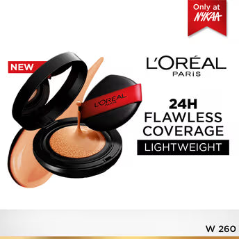 L'Oreal Paris Infallible Cushion Foundation, 24H Flawless Coverage, No Oxidation