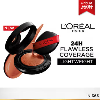 L'Oreal Paris Infallible Cushion Foundation, 24H Flawless Coverage, No Oxidation