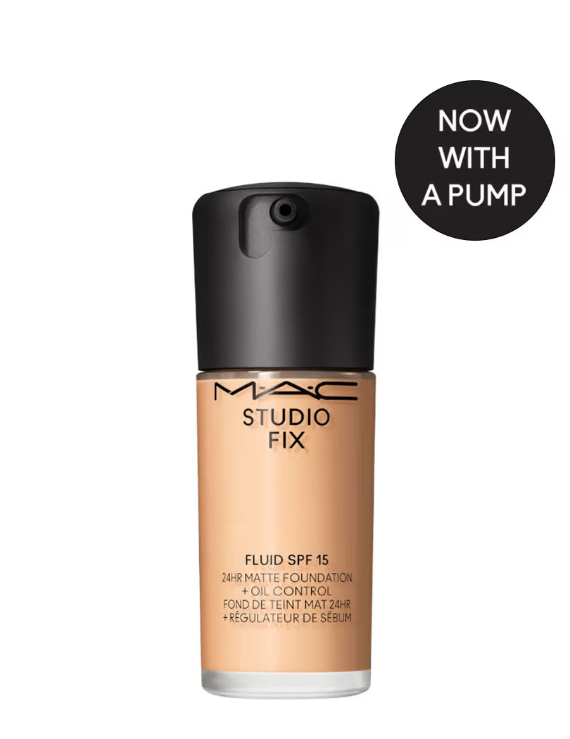 M.A.C Studio Fix Fluid SPF 15 Soft Matte Foundation With Hyaluronic Acid - C40