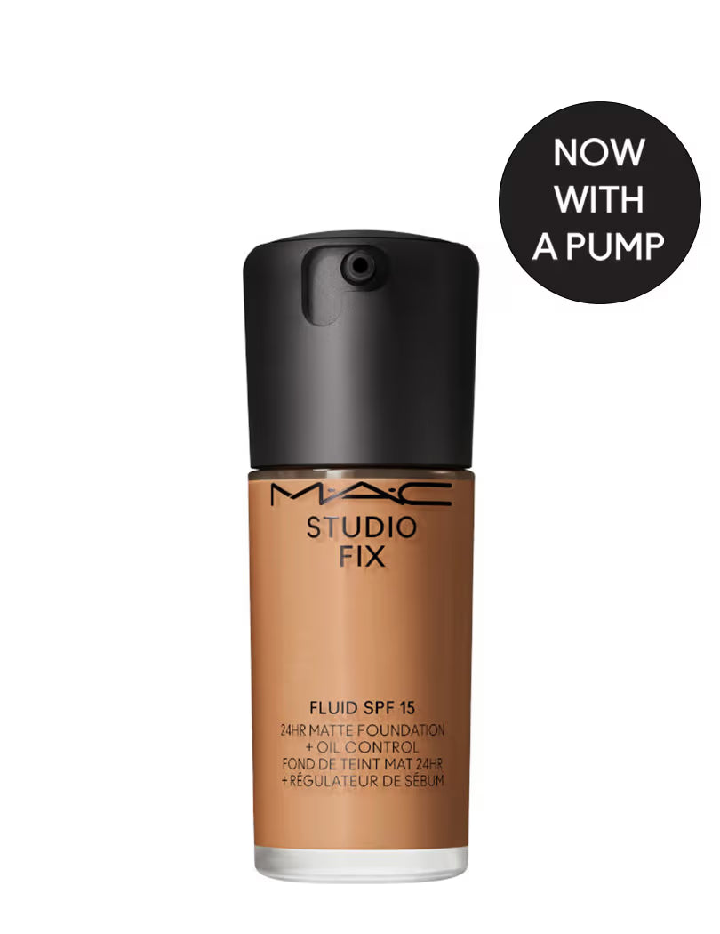 M.A.C Studio Fix Fluid SPF 15 Soft Matte Foundation With Hyaluronic Acid - C40
