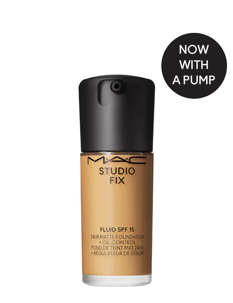 M.A.C Studio Fix Fluid SPF 15 Soft Matte Foundation With Hyaluronic Acid - C40
