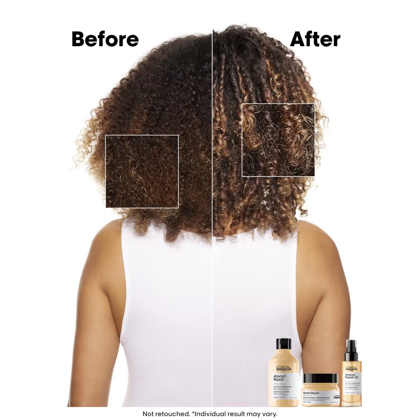 L'Oréal Professional Absolut Repair Shampoo with Protein & Omega-9 for Dry & Damaged Hair