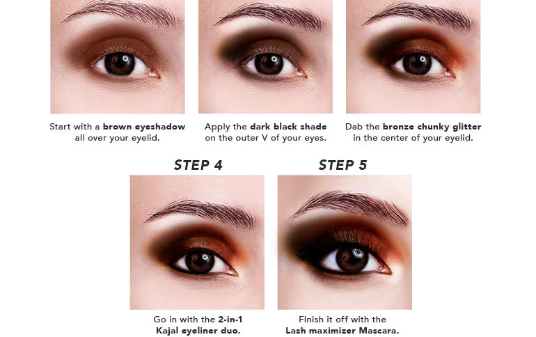 Kay Beauty Intense Black 24H Kajal Eyeliner Duo