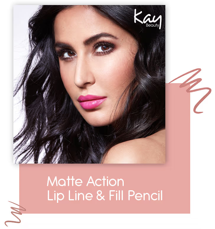 Kay Beauty Matte Action Line & Fill Lip Pencil