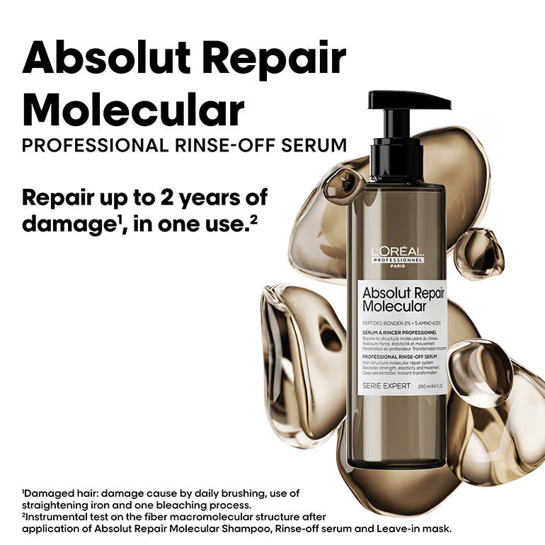 L'Oréal Professionnel Absolut Repair Molecular Deep Repair Rinse-Off Serum For Very Damaged Hair