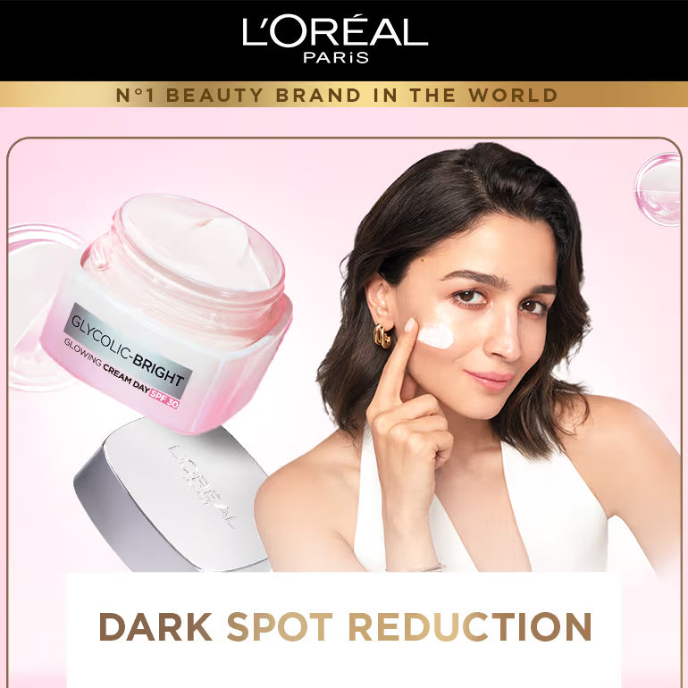 LOreal Paris Glycolic Bright Day Cream With SPF 30 (50ml)
