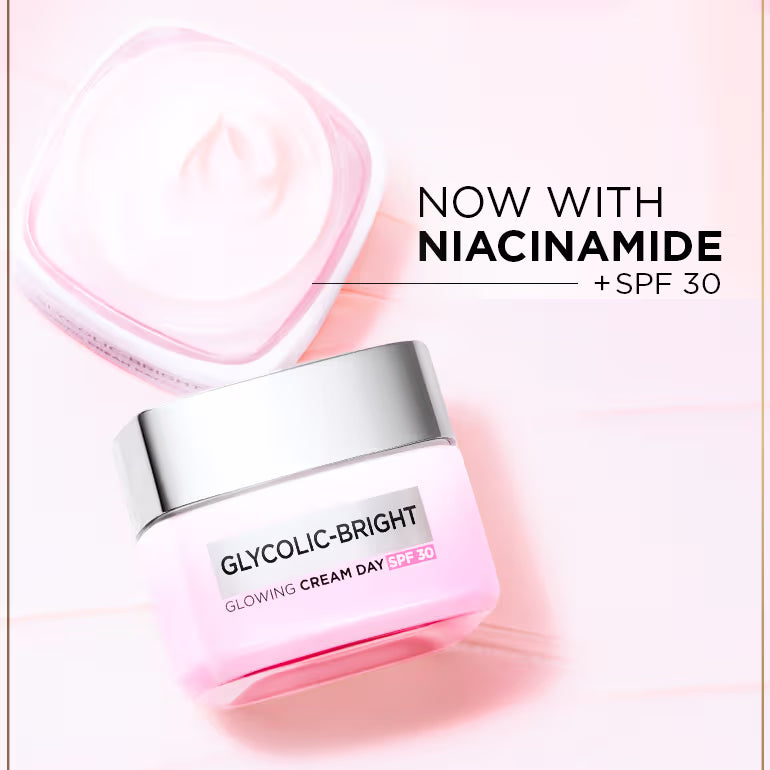 LOreal Paris Glycolic Bright Day Cream With SPF 30 (50ml)