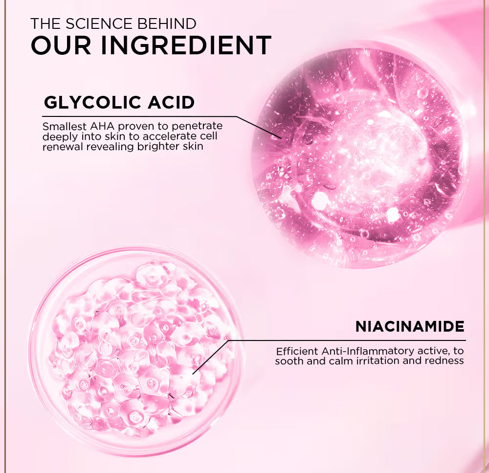 L'Oreal Paris Glycolic Bright Daily Foaming Face Cleanser With Glycolic Acid For Dull Skin