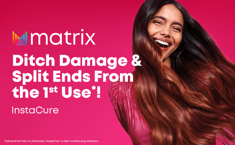 Matrix InstaCure Liquid Protein Conditioner for Damaged Hair, Reduced Split Ends & Breakage