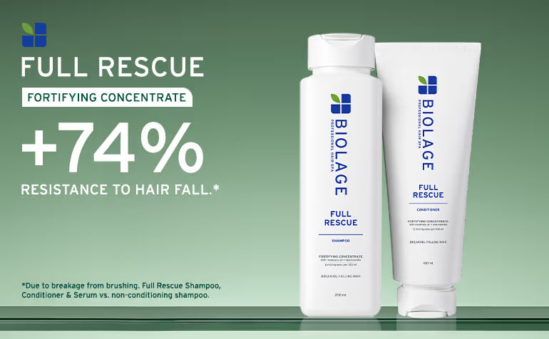 Biolage Full Rescue Anti-Hairfall Shampoo with Rosemary & Niacinamide - 74% Less Hairfall