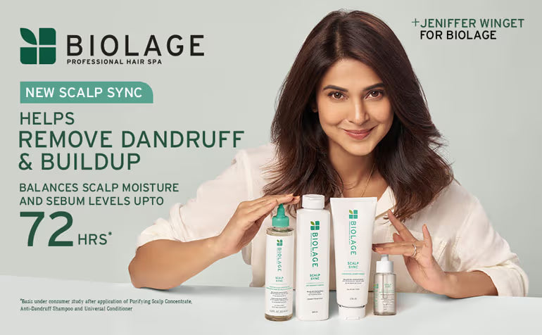 Biolage Scalp Sync Anti-Dandruff Shampoo with Piroctone Olamine, Balances scalp upto 72HRS