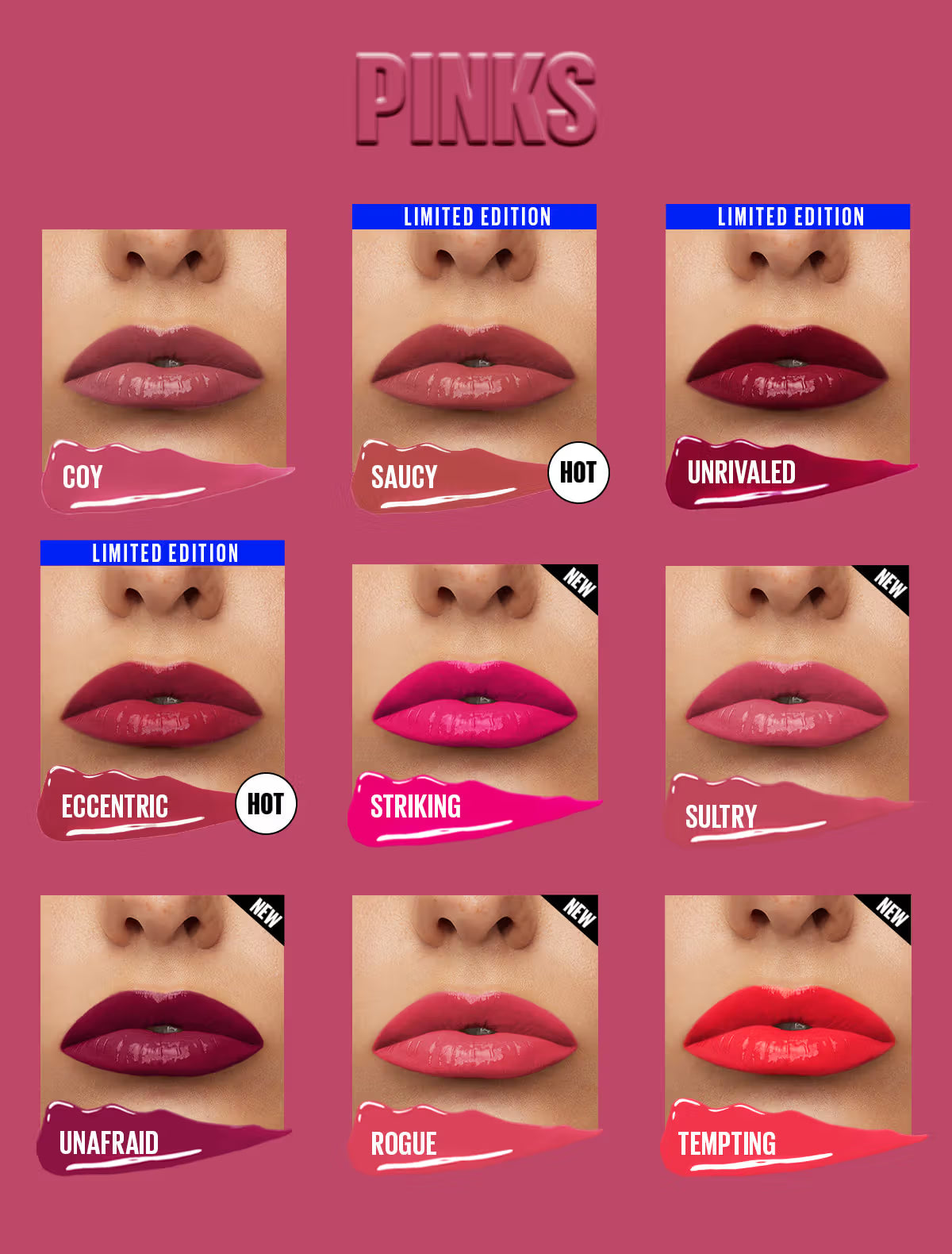 Maybelline New York Super Stay Vinyl Ink Liquid Lipstick, Instant Shine Lasts Up To 16H
