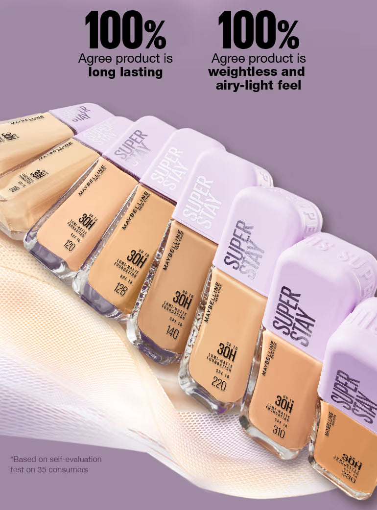 Maybelline New York Super Stay Lumi Matte Liquid Foundation