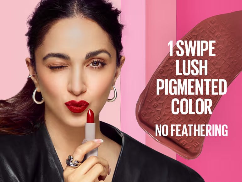 Maybelline Serum Matte Lipstick - 8Hr hydration, One-Swipe Bold Color