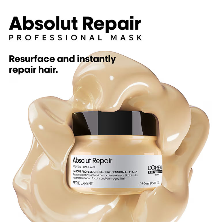 L'Oréal Professionnel Absolut Repair Mask For Dry and Damaged Hair With Protein & Omega-9