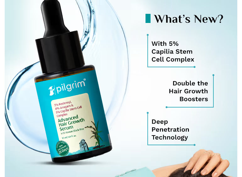 Pilgrim 3% Redensyl & 4% Anagain Advanced Hair Growth Serum