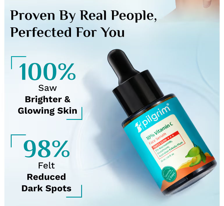 Pilgrim 10% Vitamin C Face Serum For Daily Brightness 5% Niacinamide