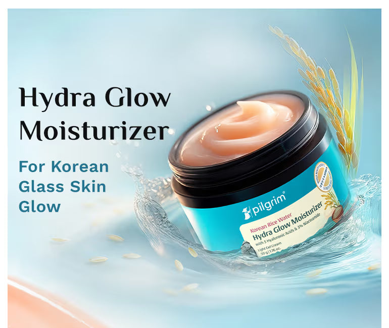 Pilgrim Korean Rice Water Hydra Glow Light Gel Moisturizer