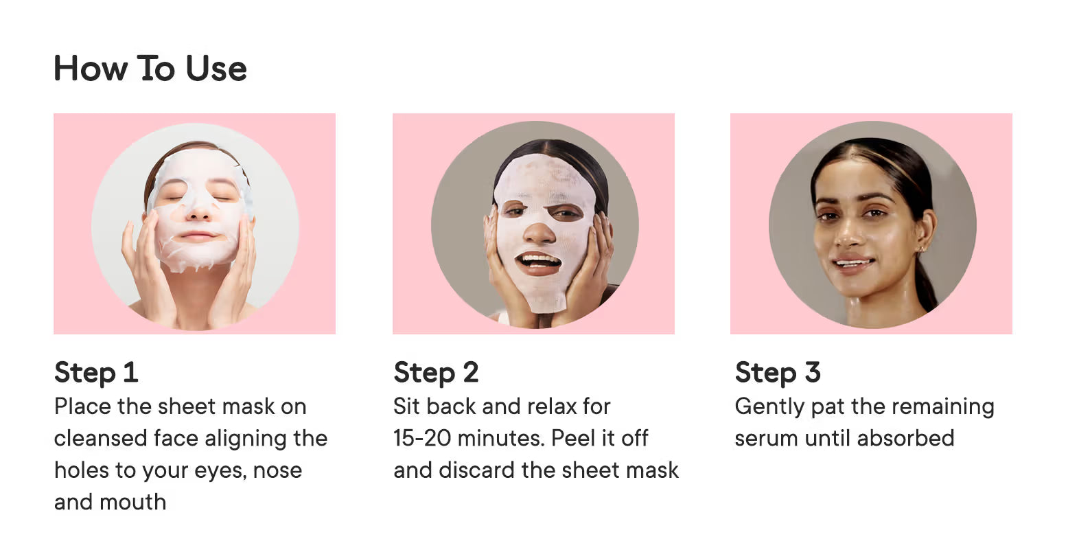 Quench Brightening Sheet Mask with Cherry Blossom