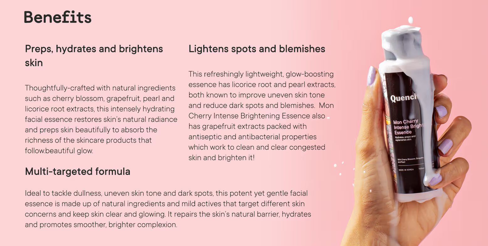 Quench Intense Brightening Korean Face Toner