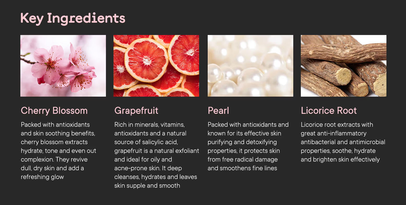 Quench Cherry Blossom Brightening Foam Cleanser