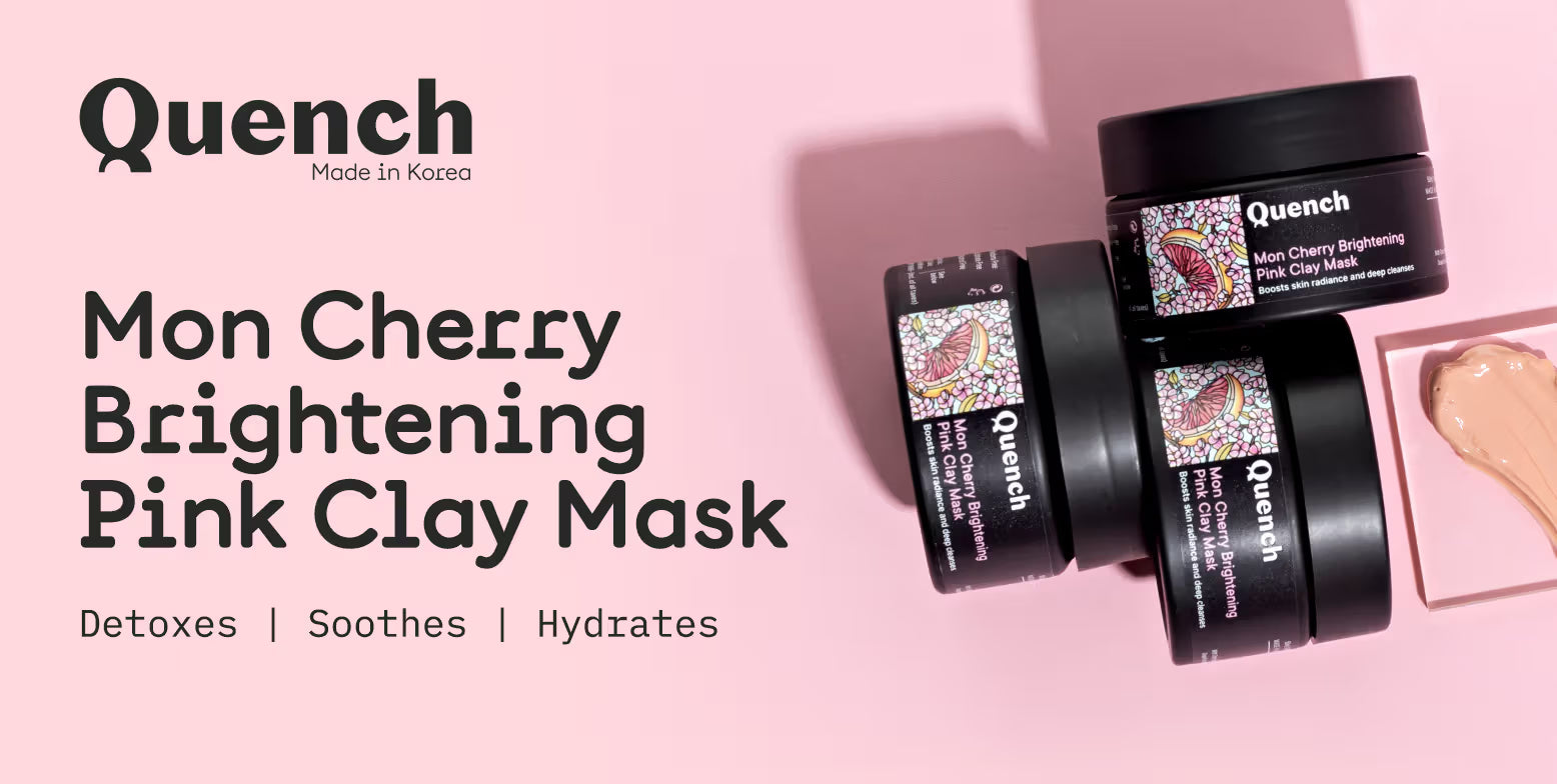 Quench Mon Cherry Brightening Pink Clay Mask