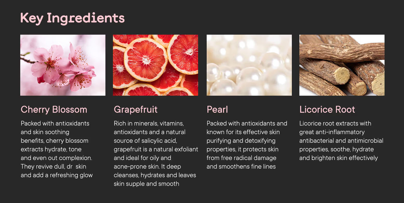 Quench Mon Cherry Brightening Pink Clay Mask