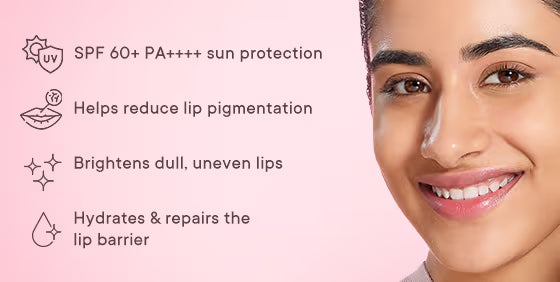Quench Brightening Lip Balm with SPF 60+ PA++++ - Bare Bliss