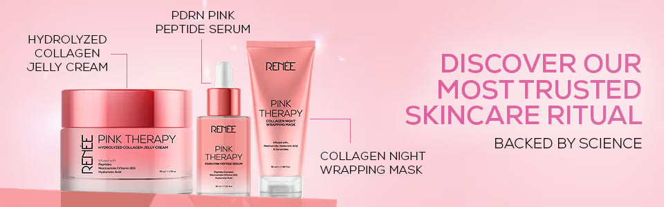 RENEE Pink Therapy Hydrolyzed Collagen Overnight Sleeping Jelly Mask for Antiaging & Hydrated Skin