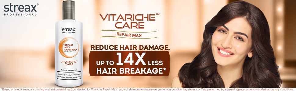 Streax Professional Vitariche Care Repair Max Hair Masque Biovit-A-OX For Healthy Hair