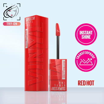 Maybelline New York Super Stay Vinyl Ink Liquid Lipstick, Instant Shine Lasts Up To 16H