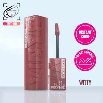 Maybelline New York Super Stay Vinyl Ink Liquid Lipstick, Instant Shine Lasts Up To 16H