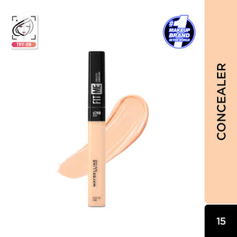 Maybelline New York Fit Me Concealer, Oil-free Liquid Concealer for Oily & Dry Skin