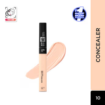 Maybelline New York Fit Me Concealer, Oil-free Liquid Concealer for Oily & Dry Skin
