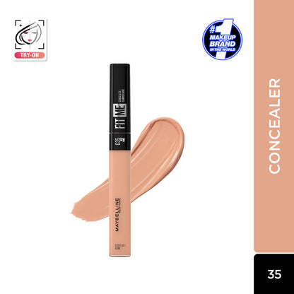 Maybelline New York Fit Me Concealer, Oil-free Liquid Concealer for Oily & Dry Skin