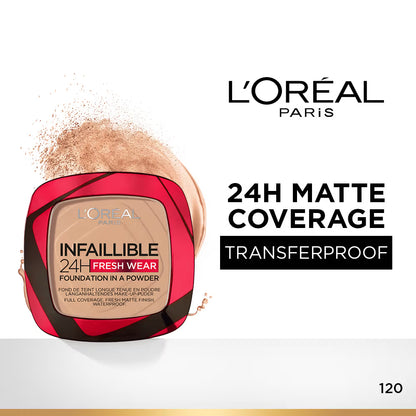 L'Oreal Paris Infallible 24H Fresh Wear Waterproof Powder Foundation