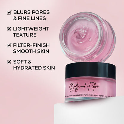 RENEE Bollywood Filter Face Primer, Blurs Fine Lines, Wrinkles, Pores, Lightweight, Non-sticky (15g)