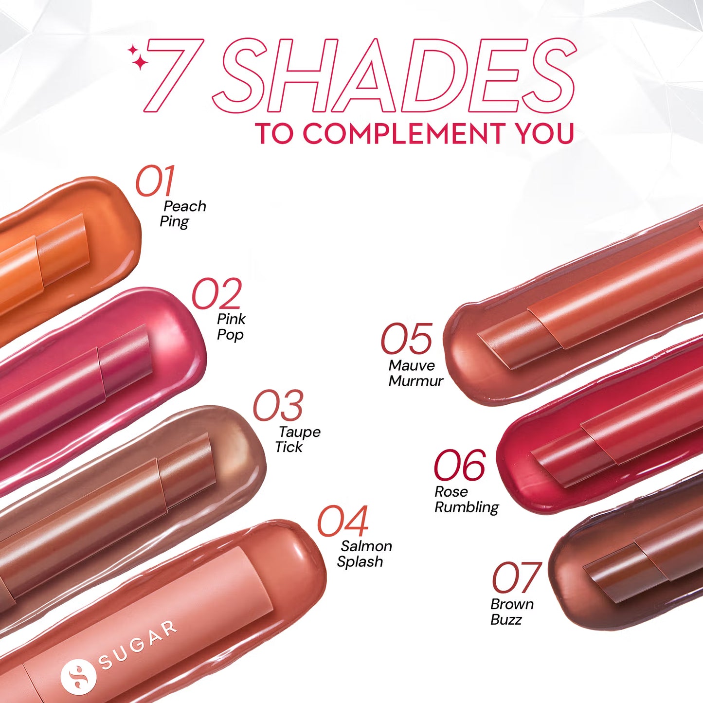 SUGAR Glide Peptide Plumping Lip Gloss Stick
