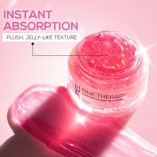 RENEE Pink Therapy Hydrolyzed Collagen Overnight Sleeping Jelly Mask for Antiaging & Hydrated Skin